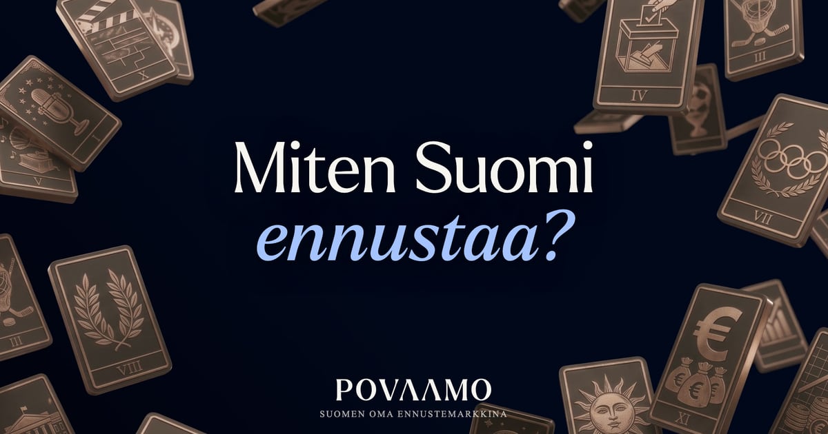 Finland's first prediction market, built solo.